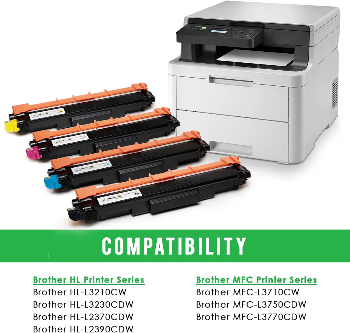 Compatible Toner Cartridge 4-Pack T814015