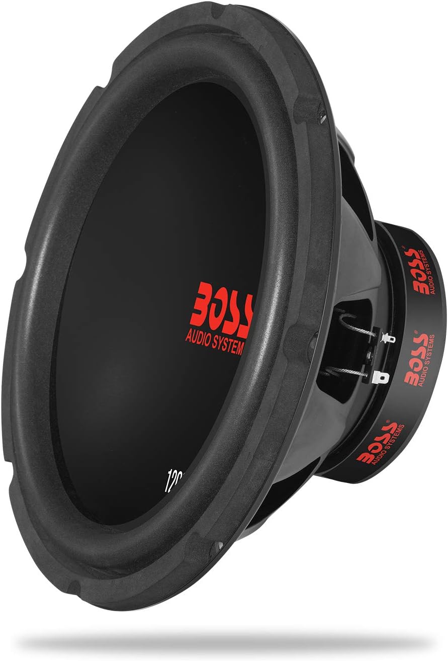 12 Inch Car Subwoofer, 1200 Watts, Dual 4 Ohm Voice Coil, Pack of 2 V6797