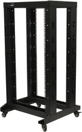 22U 4-Post Open Frame Server Rack with Casters E690