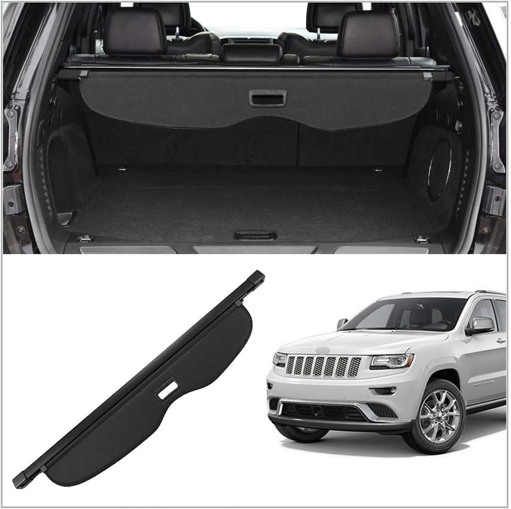Retractable Rear Trunk Security Shield Black C696