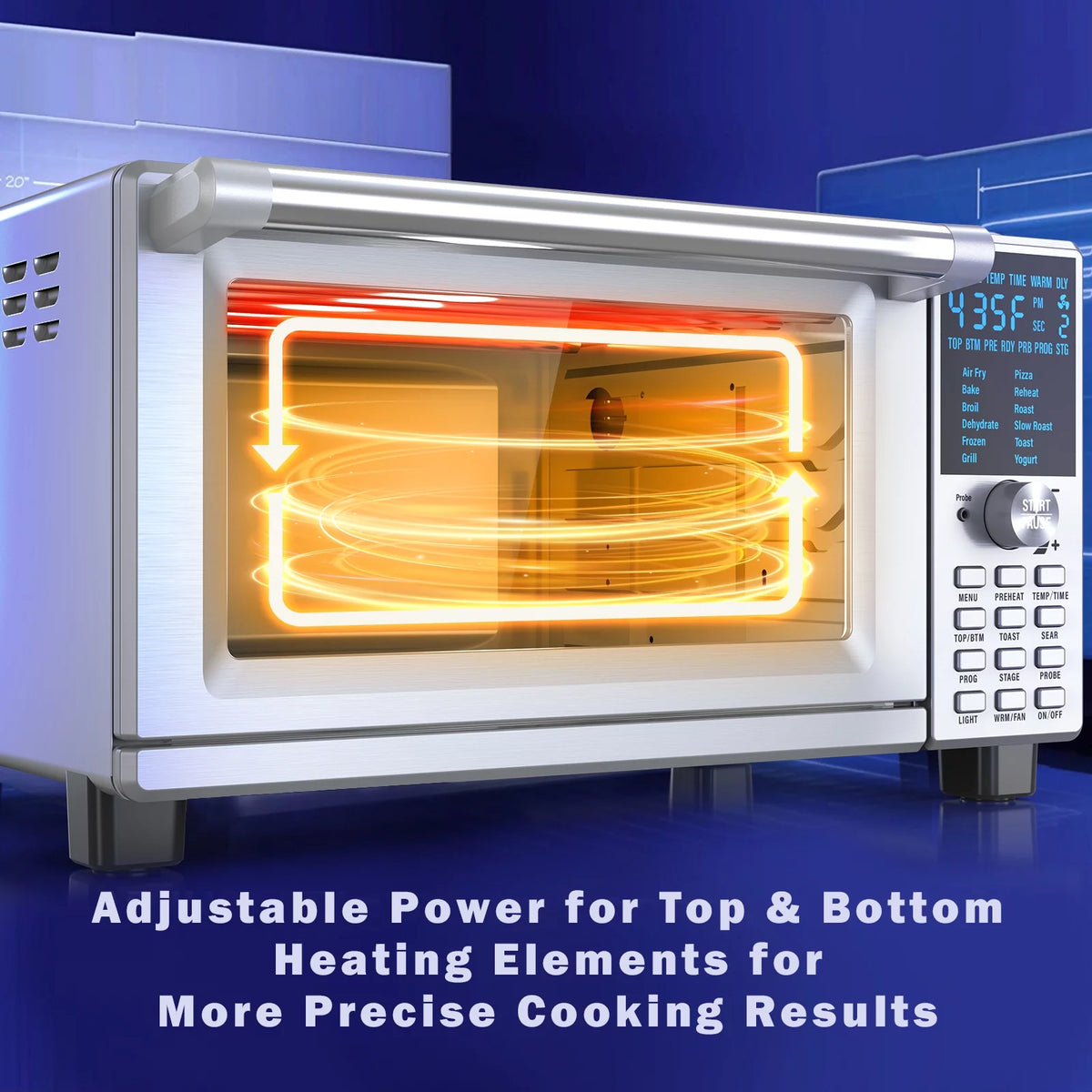 30-Qt 12-in-1 Air Fryer Toaster Oven T5706