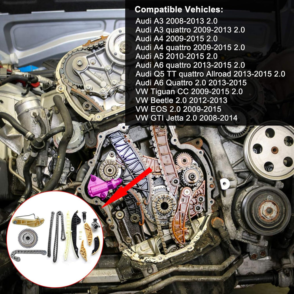Engine Timing Chain Kit Pack of 2 F48916