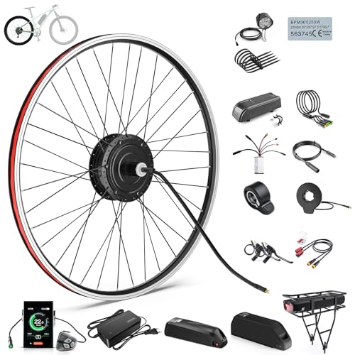 48V 500W 750W Rear Hub Motor Electric Bike Conversion Kit X4095