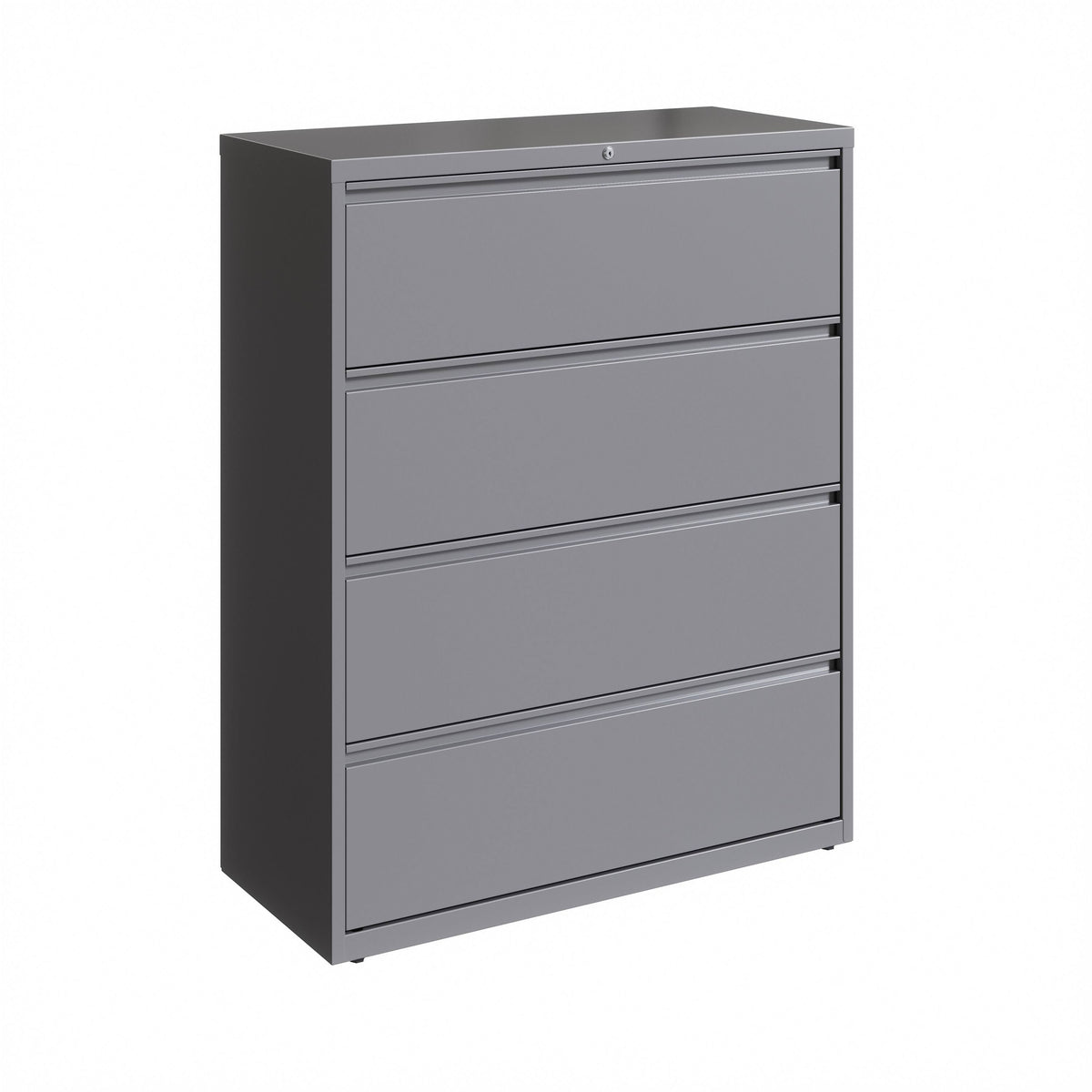 42-in Wide 4 Drawer Lateral File Cabinet Arctic Silver D398