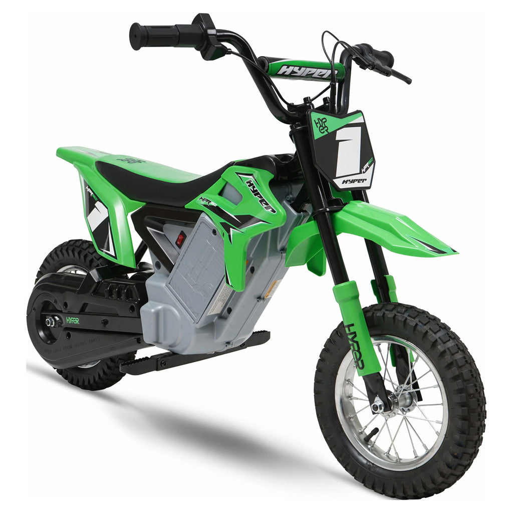 Green 24 Volt Electric Motorcycle F214
