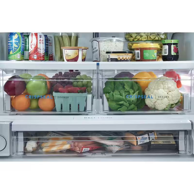 27.8 Cu. Ft. French Door Refrigerator in Black Stainless Steel Q3305