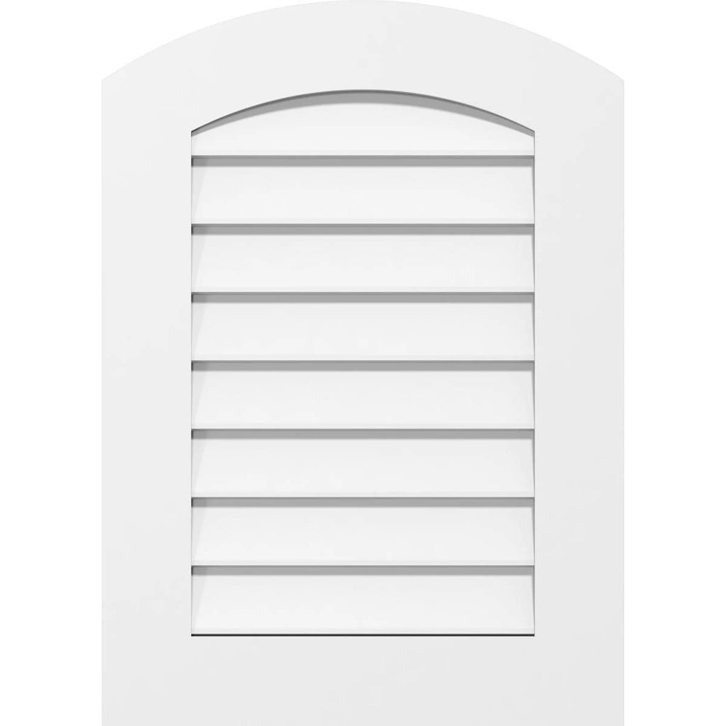 Arch Top Surface Mount PVC Gable Vent E9264