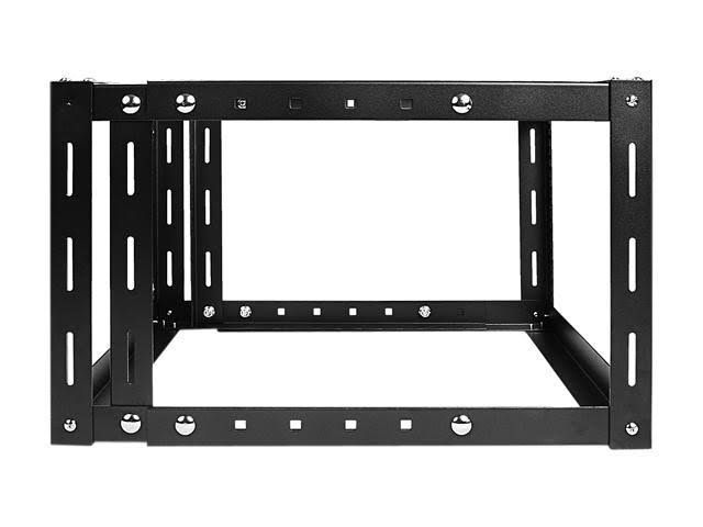 6U 800mm Adjustable Wallmount Server Cabinet with 1U 24-Port Cat6 Patch Panel K586019
