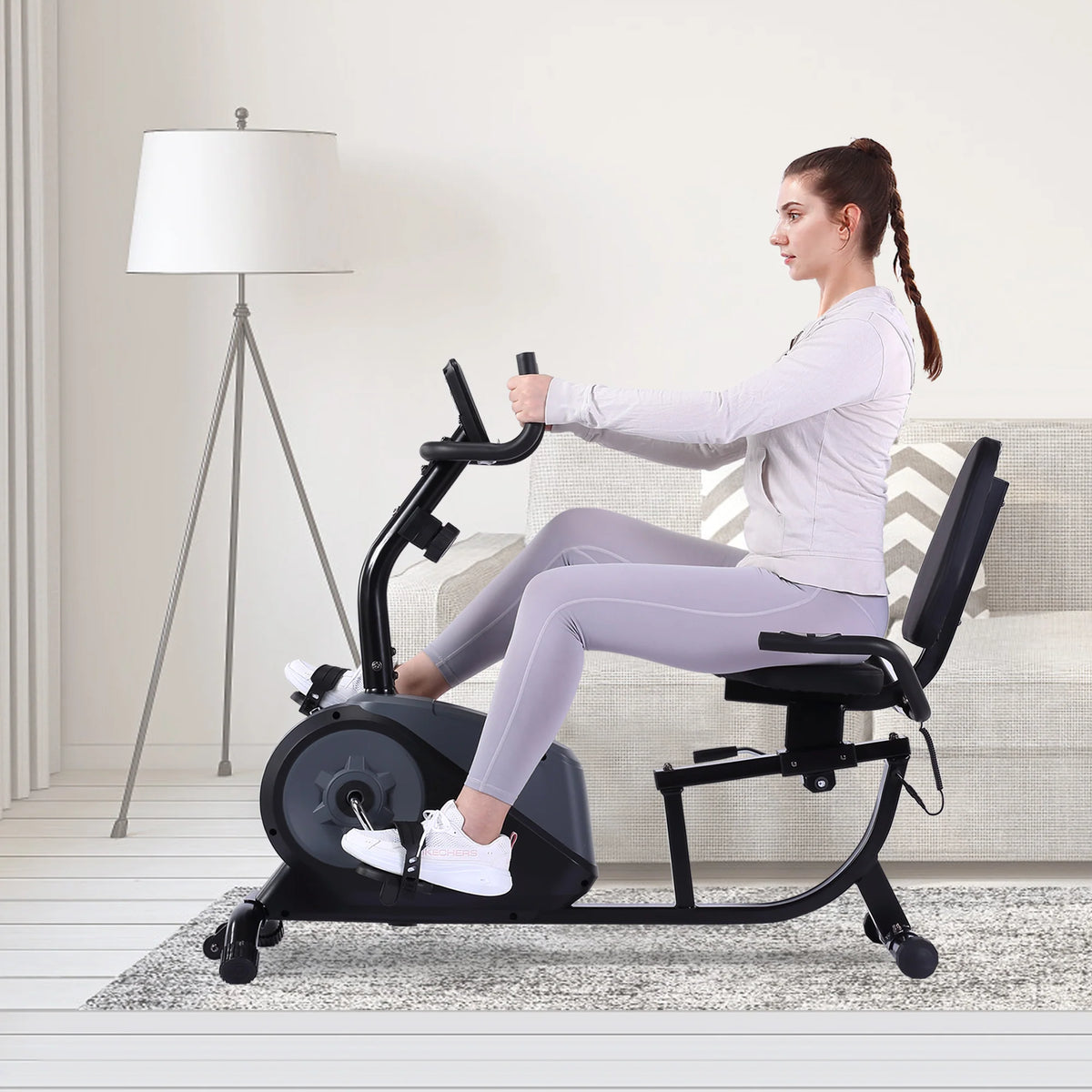 Recumbent Exercise Bike with 16 Levels Magnetic Resistance R684