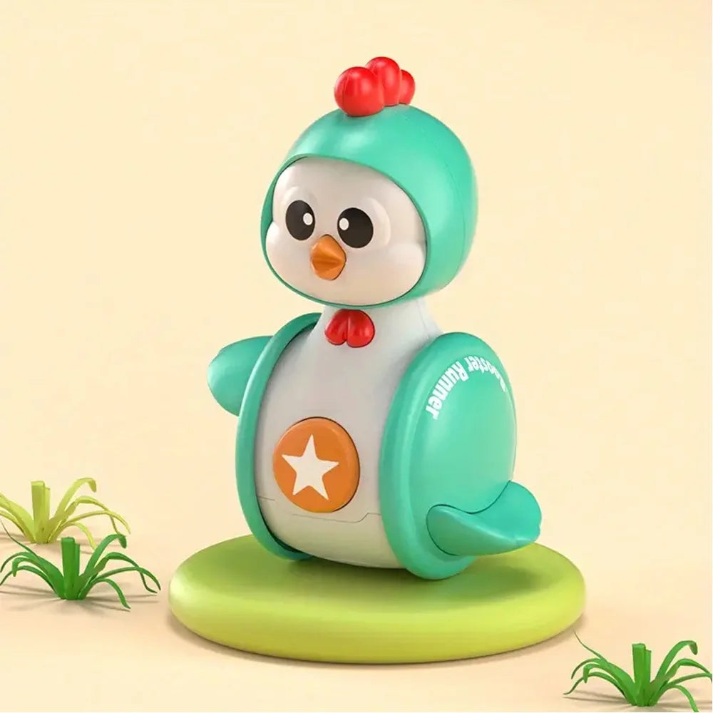 3Pcs Musical Cartoon Tumbler Baby Toys B741