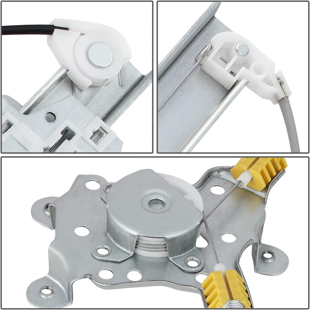 Front Power Window Regulator without Motor, Driver Left Side Pack of 2 F458956