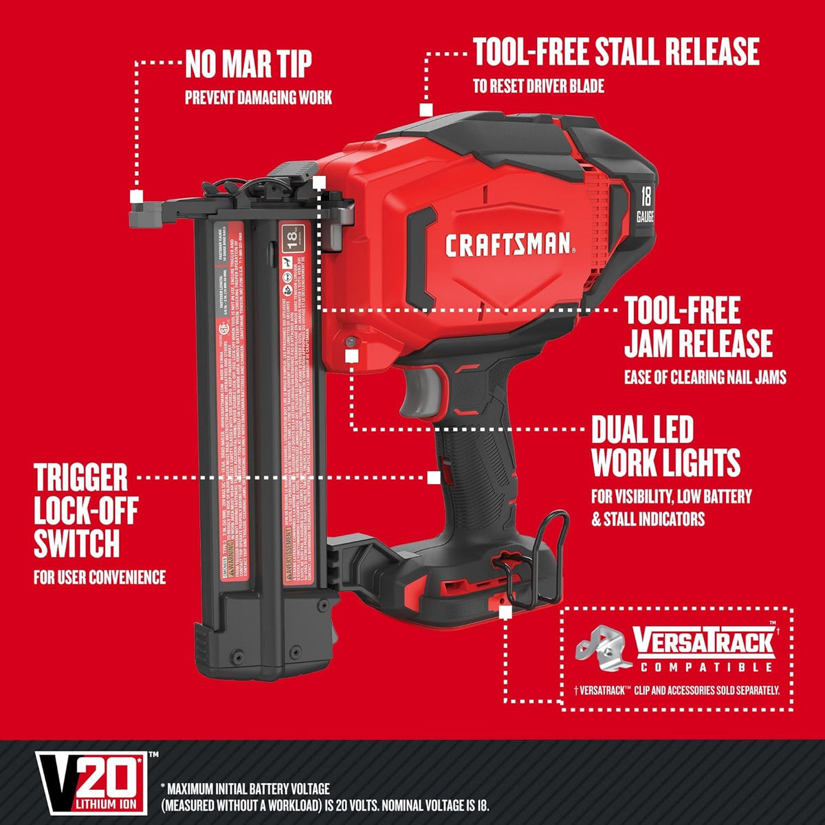 Cordless 18GA Brad Nailer C349727