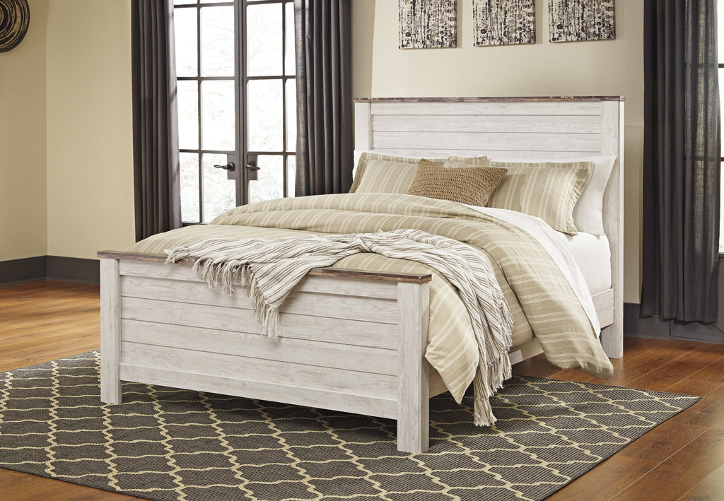 King Panel Bed A795