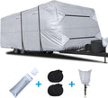 150D Rip-Stop RV Cover, Fits 28' 7"-31' 6" Long Motorhome, Waterproof Camper Cover with Gutter Covers S46242