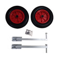 Pair of Heavy Duty Aluminum Alloy Wheels for Inflatable Boats K121456
