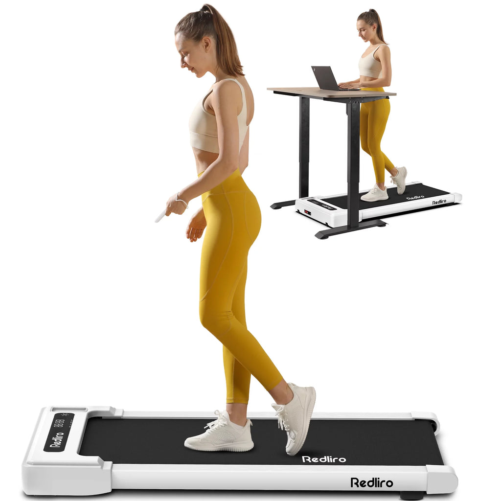 White 2.25HP Walking Pad Treadmill P2382