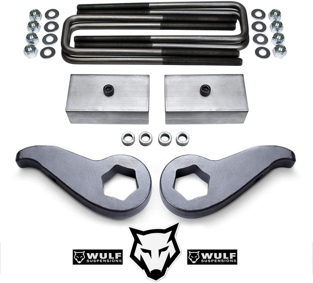 Front 2" Rear Leveling Lift Kit for 2011-2019 Chevy Silverado GMC Sierra 2500 2500HD G57322