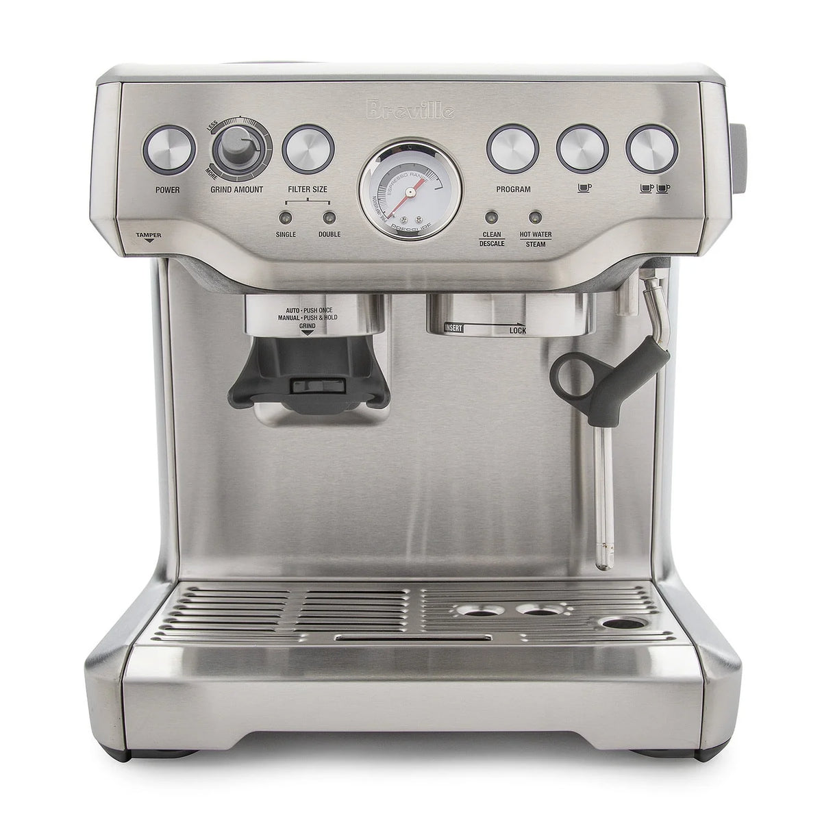 Coffee machine with cappuccinatore 15 bar stainless steel E343