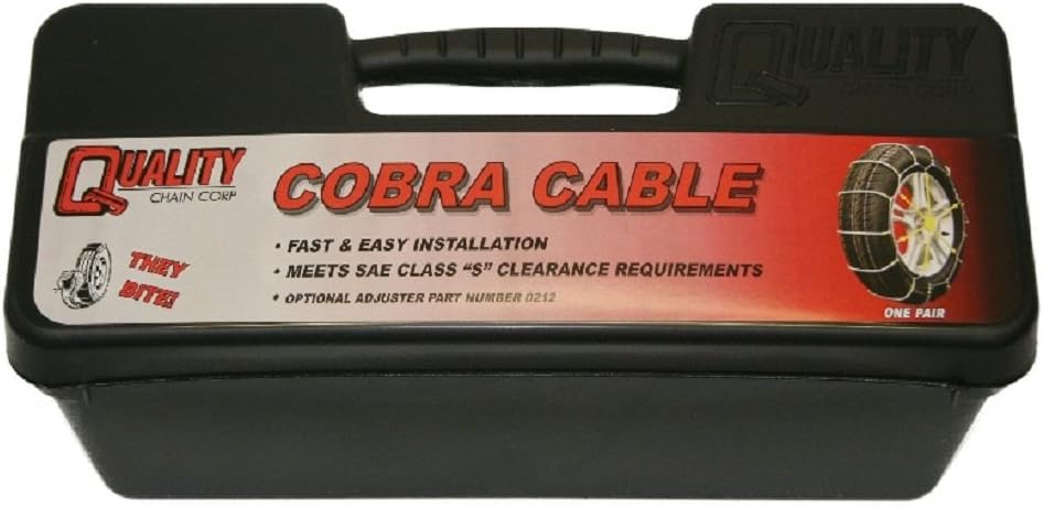 Cobra Cable Passenger Snow Traction Tire Chains V6788