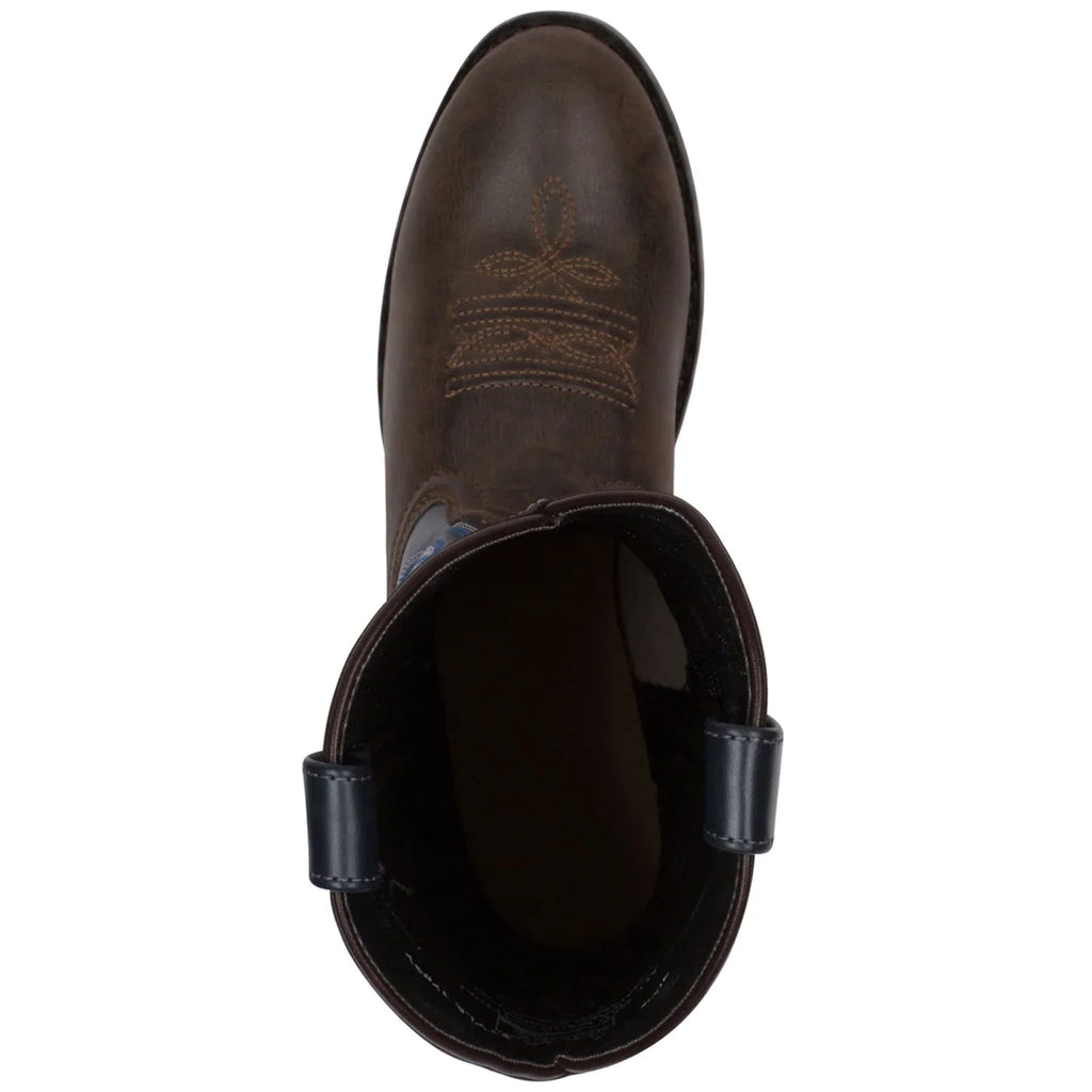 Brown/Navy Kids Western Boots G947877