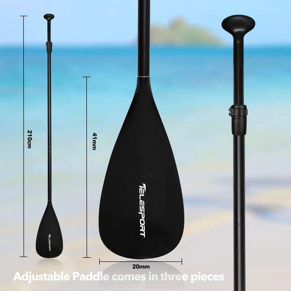 Inflatable Paddle Board with Accessories, Blue Y9496