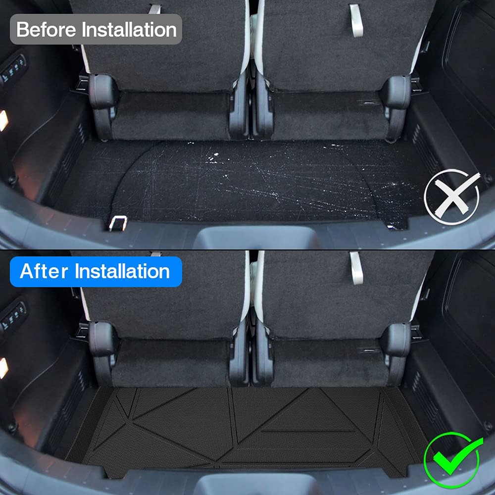 Black Non-Slip Car Cargo Mat L48600