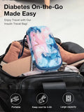Portable Insulin Cooler Travel Case and 4 Gel Ice Packs C699