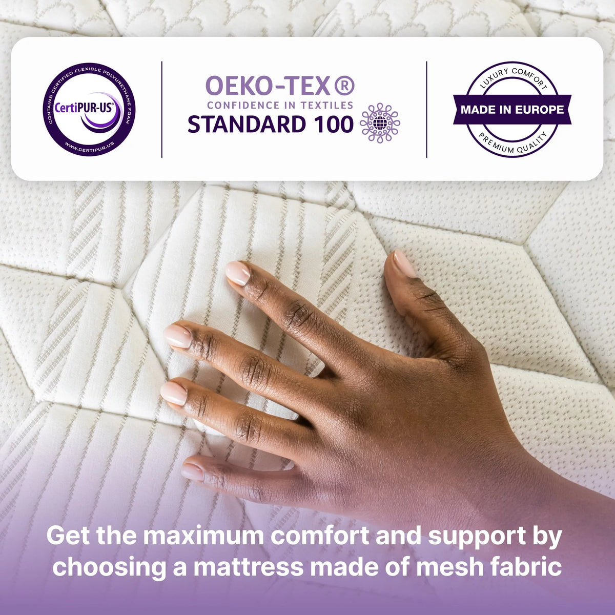 Queen Size Hybrid Memory Foam Pocket Spring Mattress X881040