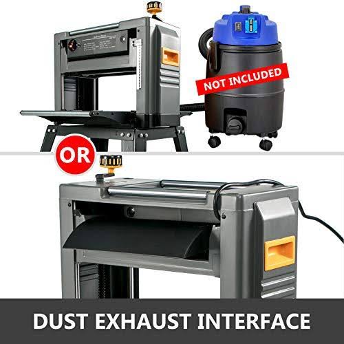 12.5 inch 15 Amp Benchtop Thickness Planer with Stand V52335