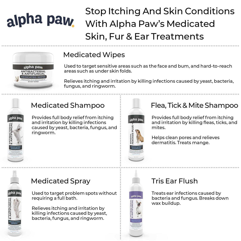 Antibacterial & Antifungal Medicated Wipes O84252