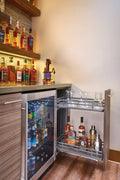 Gray Wire Pull Out Pantry F822
