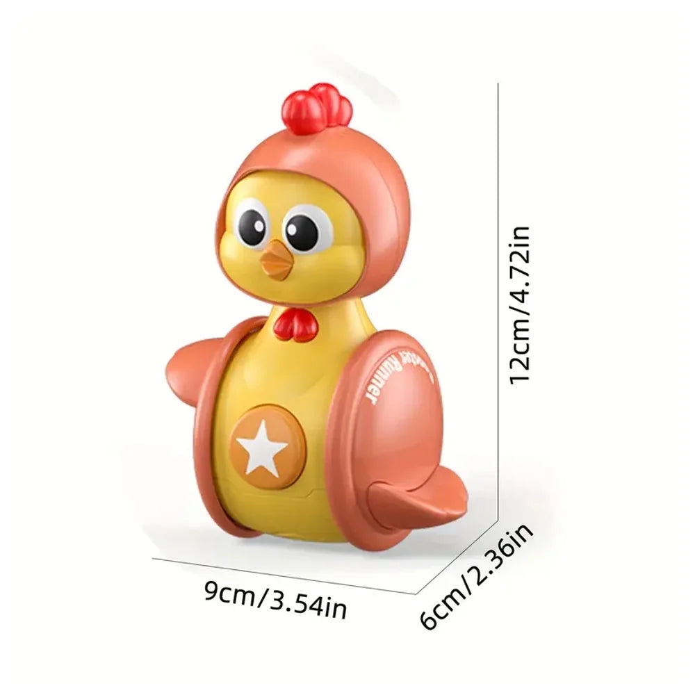 3Pcs Musical Cartoon Tumbler Baby Toys B741