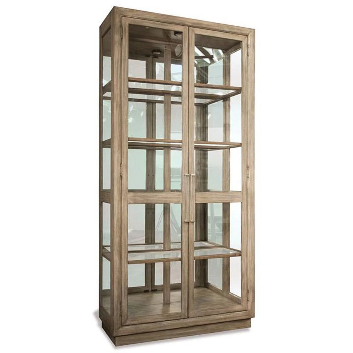 Contemporary 5 Shelf Curio Cabinet P458809
