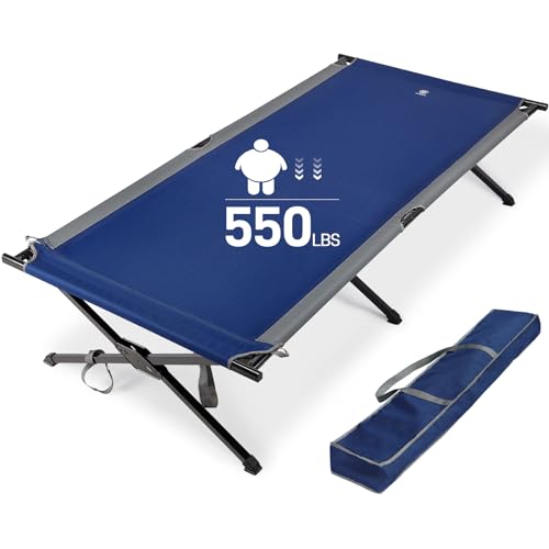 Extra Wide Oversized Folding Camping Cot with Carry Bag C92104