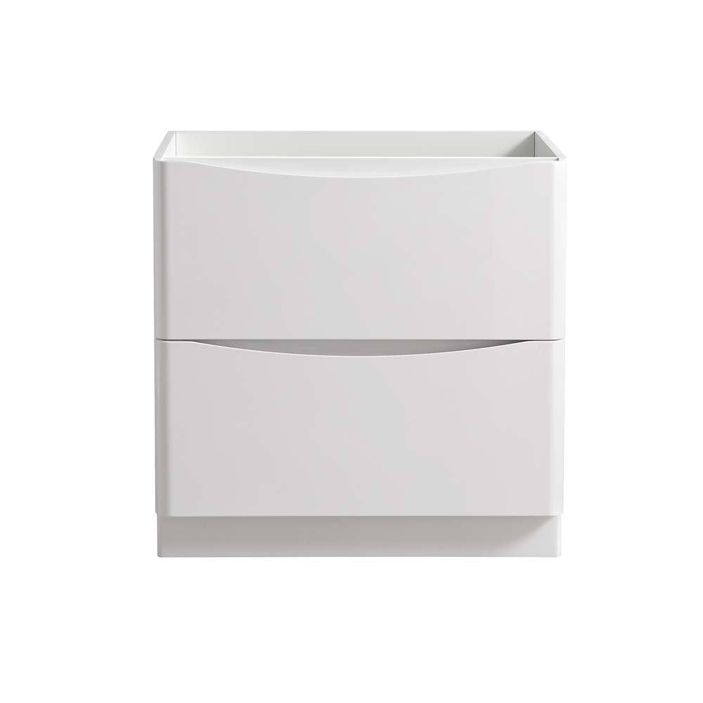 Glossy Gray Free Standing Bathroom Cabinet G342