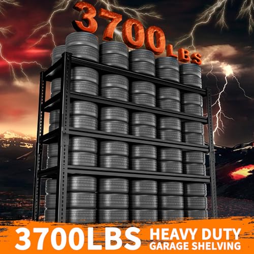 5 Tier Heavy Duty Adjustable Metal Garage Shelving P3062