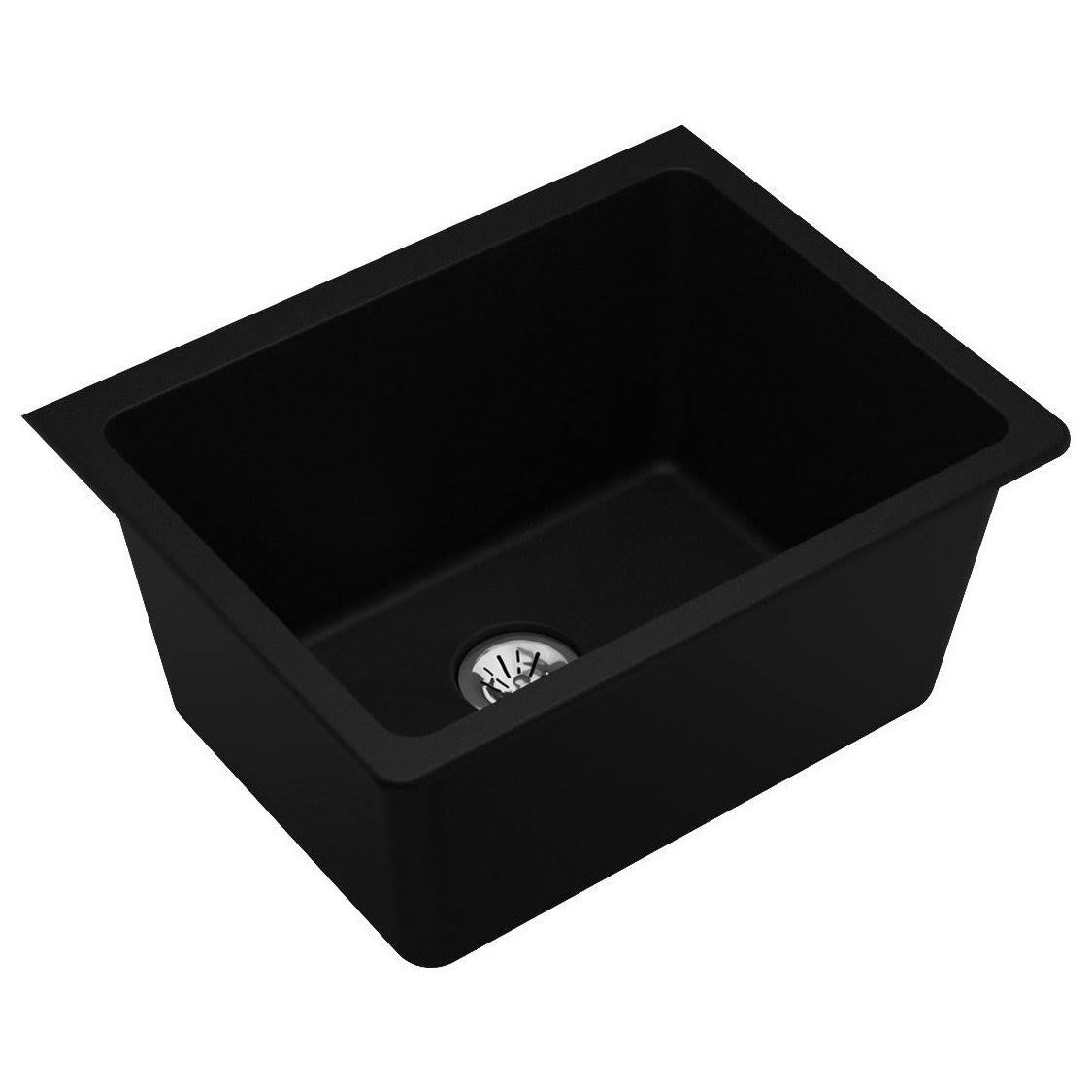 Black Undermount Laundry Sink U14190
