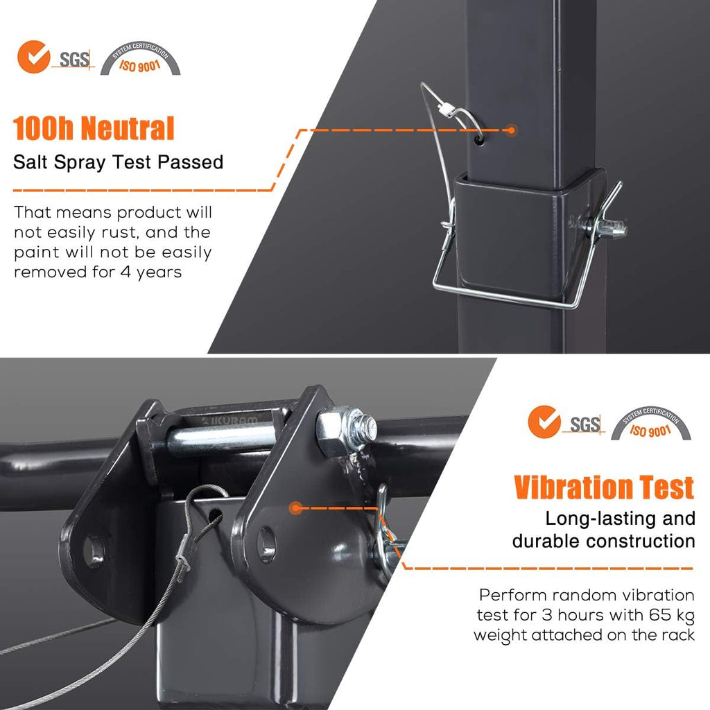 4 Bike Hitch Mount Foldable Bicycle Rack Q538972