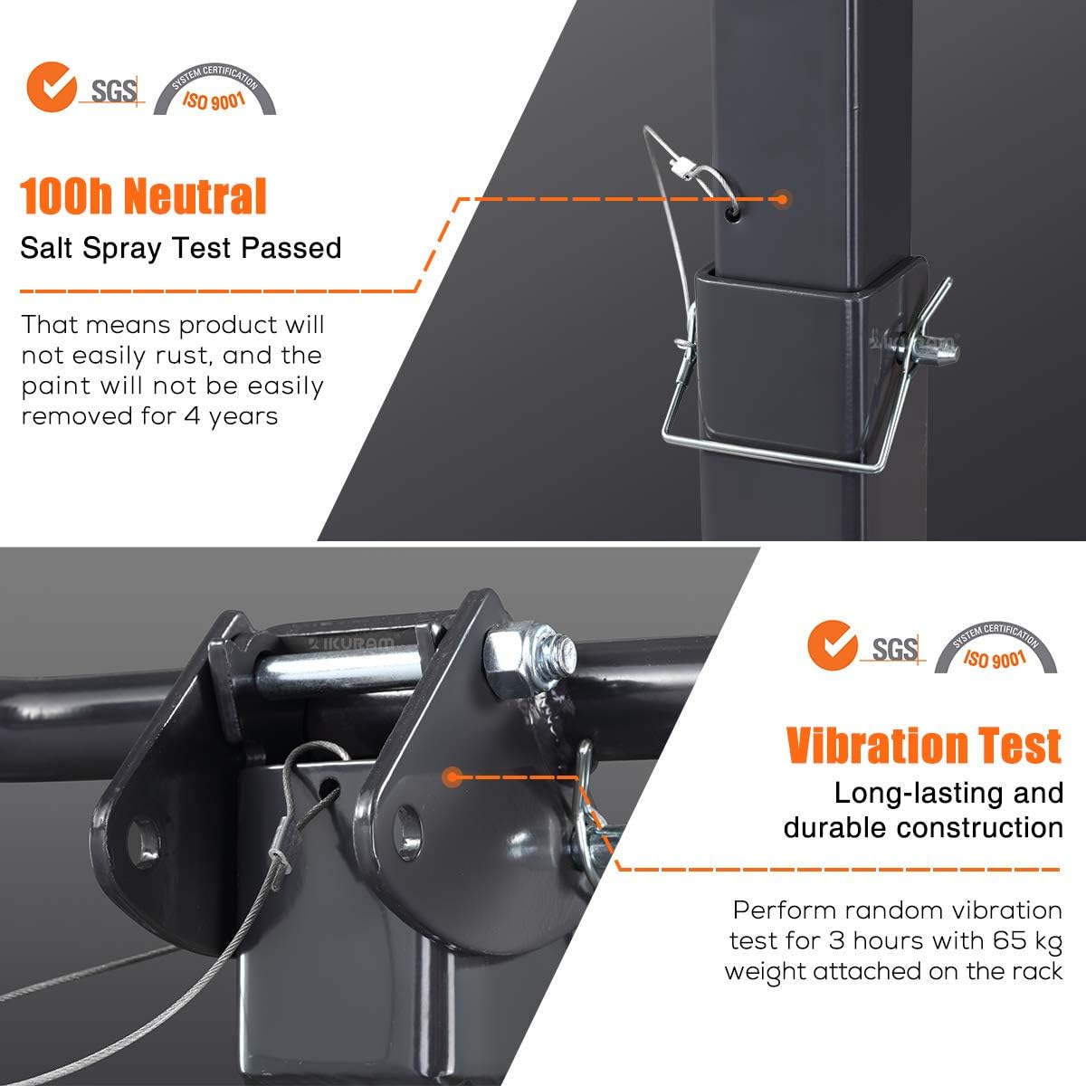 4 Bike Hitch Mount Foldable Bicycle Rack Q538972