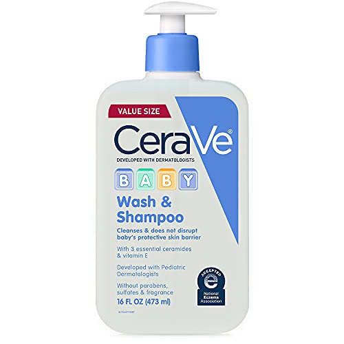 Baby Wash & Shampoo Fragrance Paraben Sulfate Free 8 Ounce U36988