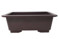Rectangle Deep Brown Plastic Bonsai Training Pot F669