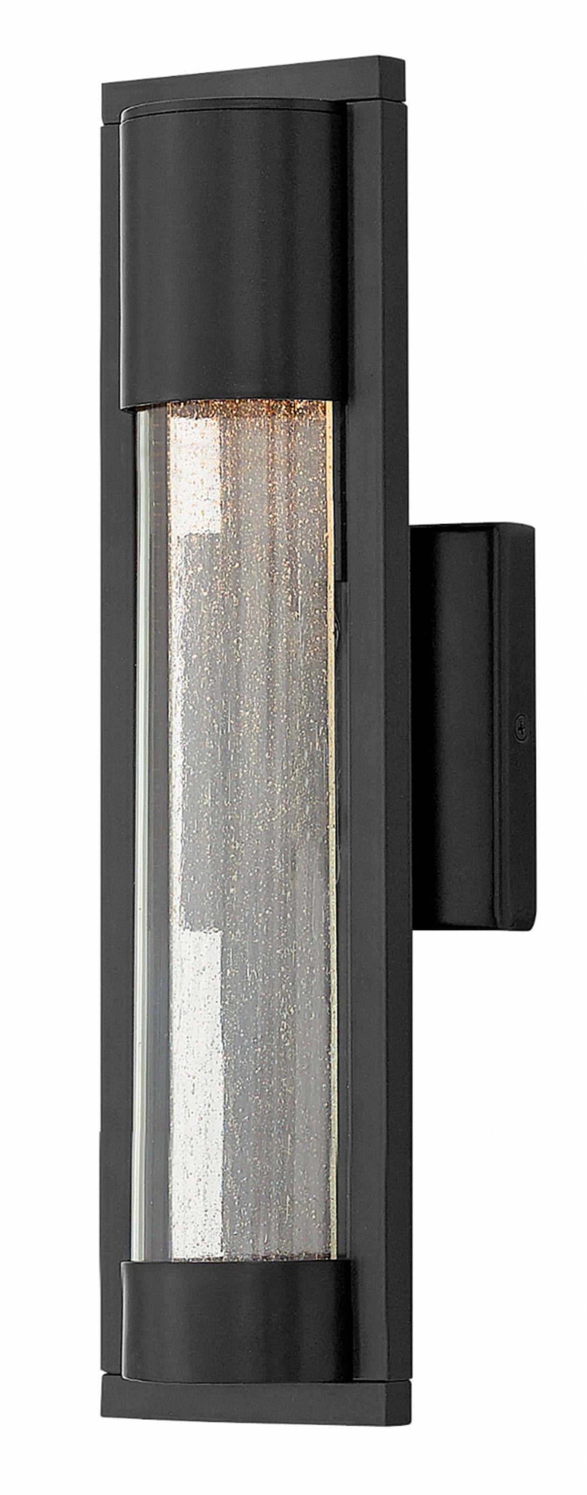 Satin Black Outdoor Wall Light X3240