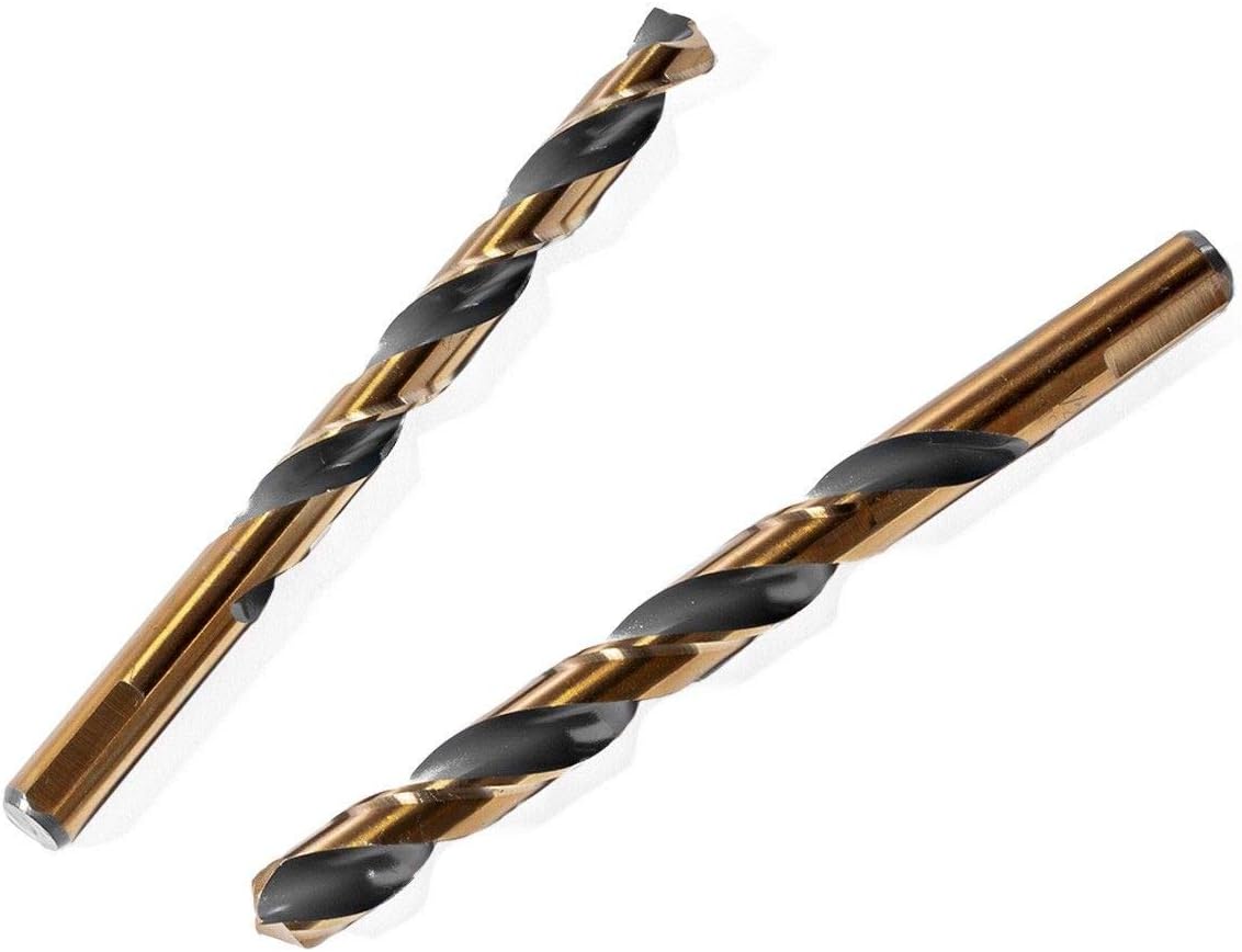 8-Piece High Speed Steel Drill Bit Set 1/2 Shank With Case P618627
