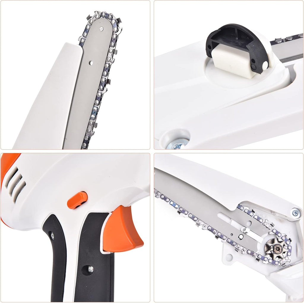 Mini Chainsaw Cordless 6'' 36V with 2 Rechargeable Batteries D371433