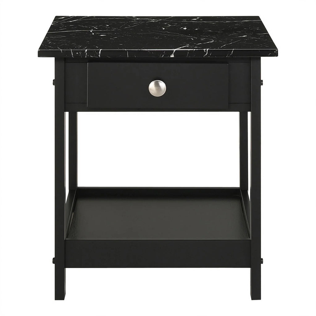 Black Wood 3-Piece Coffee Table Set H44773