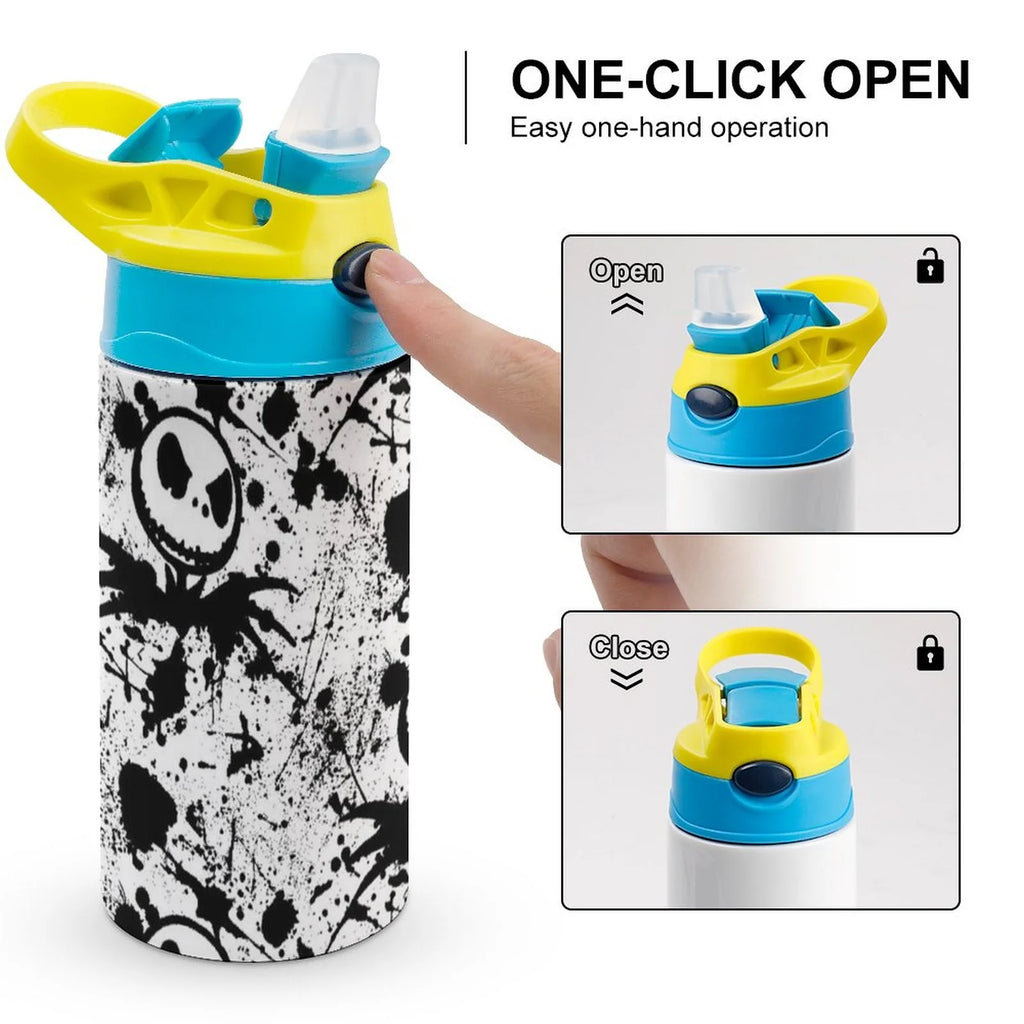 Insulated Stainless Steel Water Bottle with Straw M8507