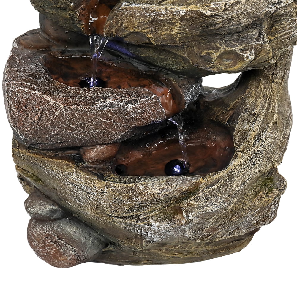 Tabletop Waterfall Fountain with Light B178580