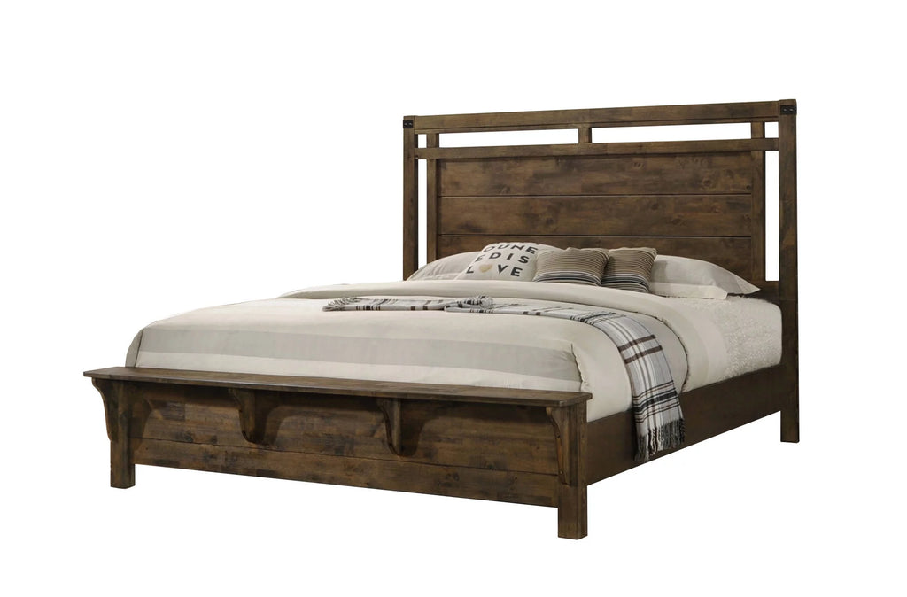 6pc Queen Size Wooden Bedroom Set A74785