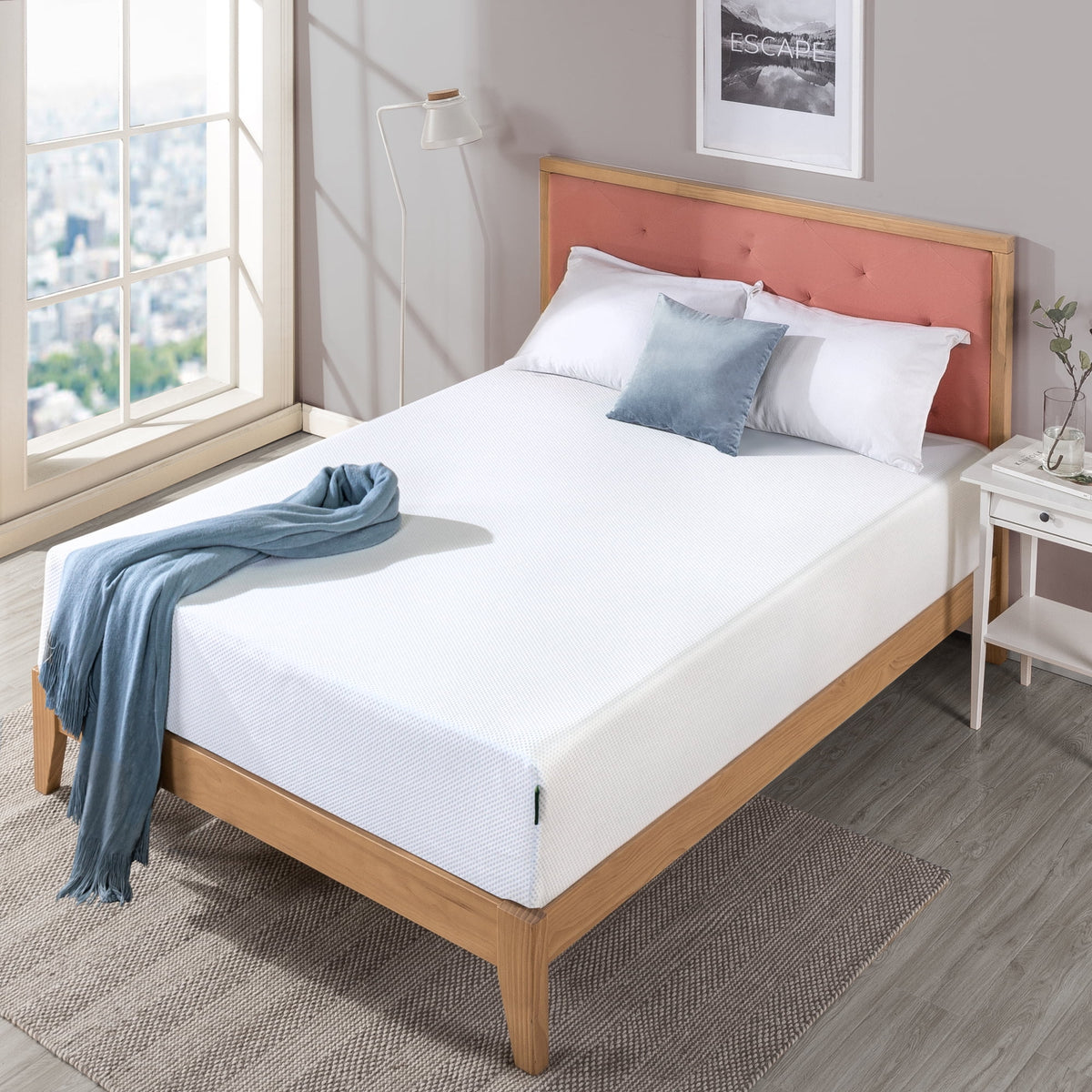 12 Green Tea Cooling Gel Memory Foam Mattress E321099