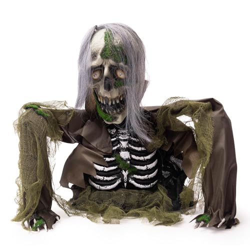 Animatronic Zombie Groundbreaker with Light and Sound X539431